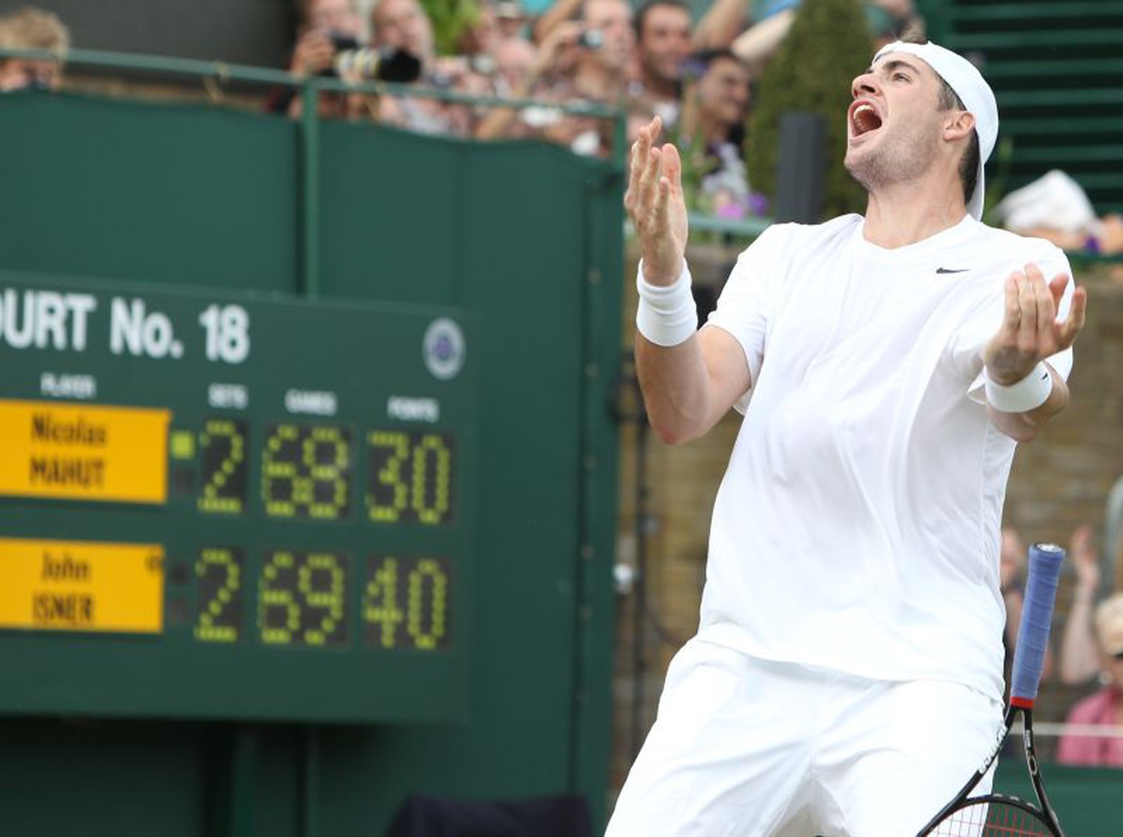 John Isner po víťaznej