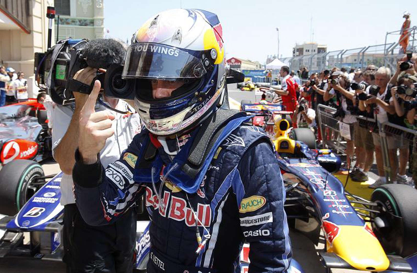 Sebastian Vettel po úspešnej