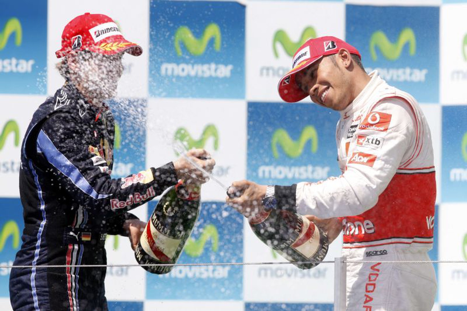 Vettel a Hamilton pri