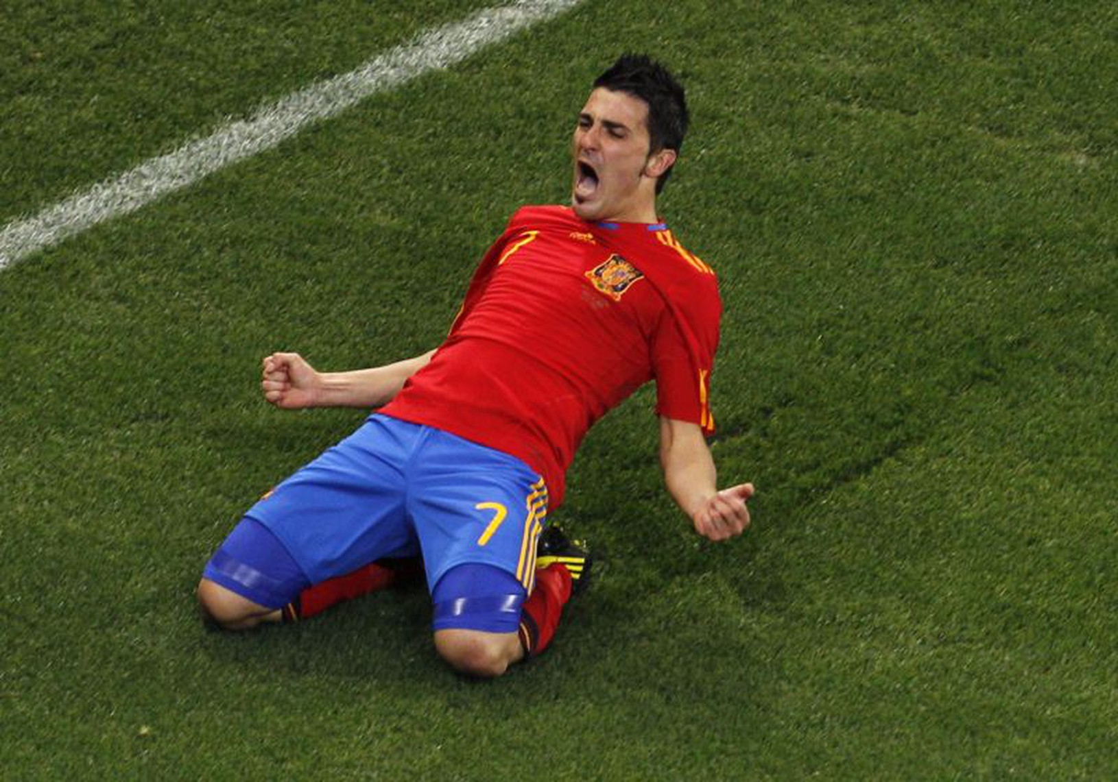 David Villa dal jediný