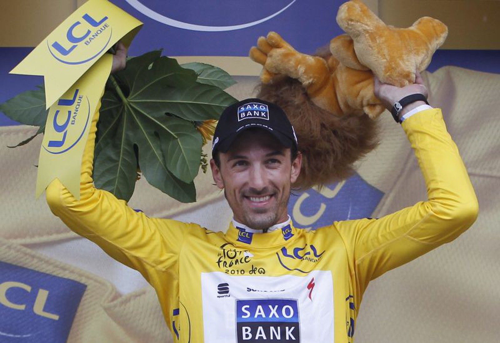 Fabian Cancellara v žltom