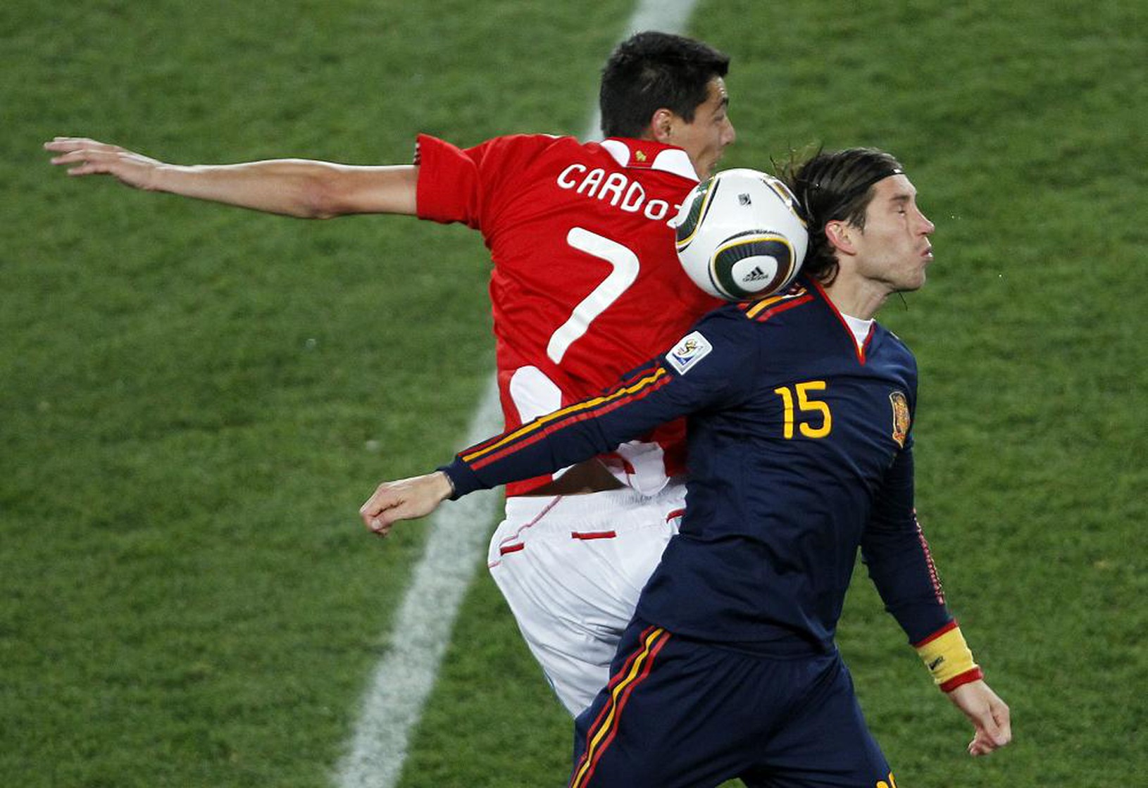 Oscar Cardozo a Sergio