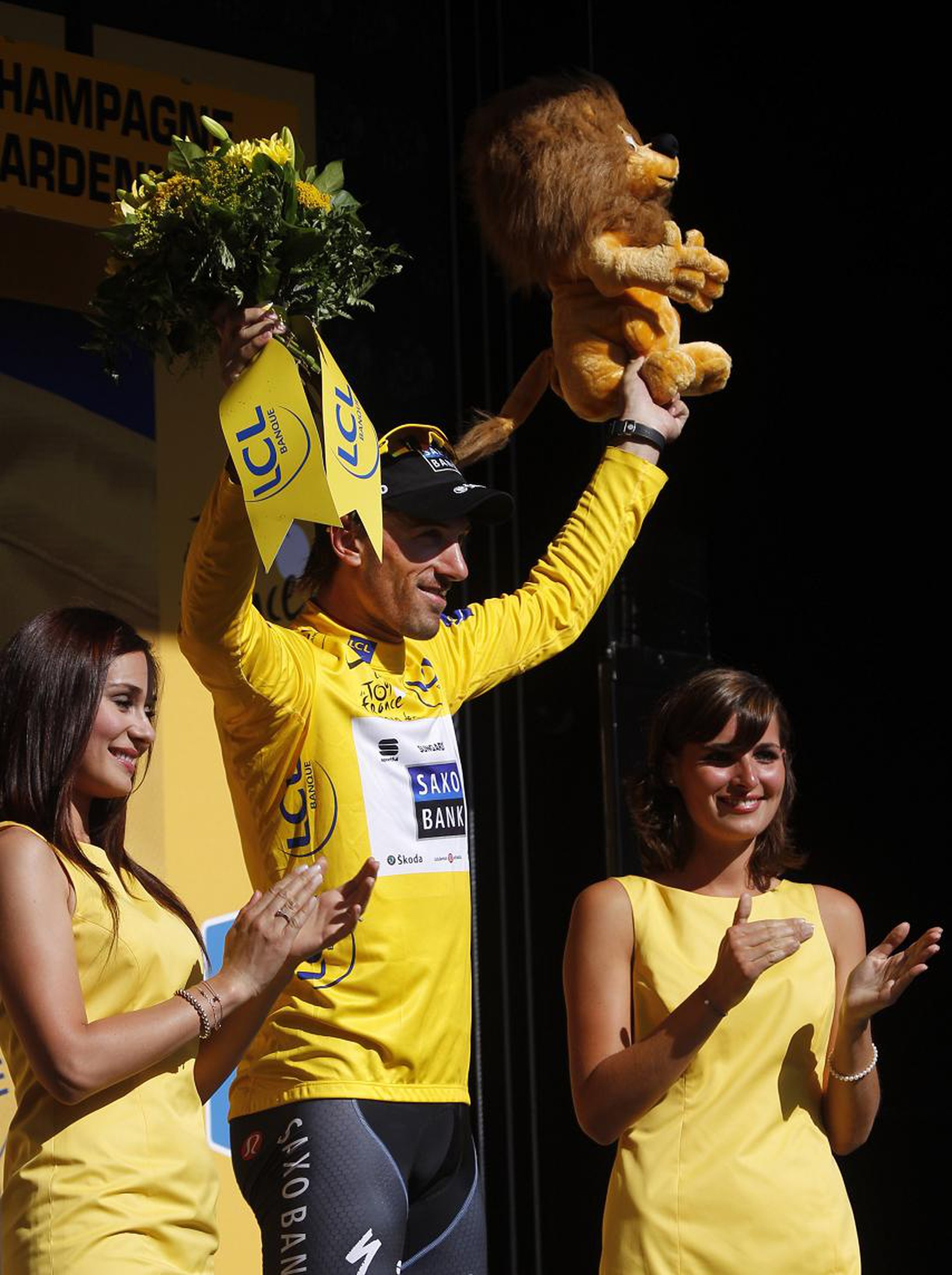 Fabien Cancellara v žltom