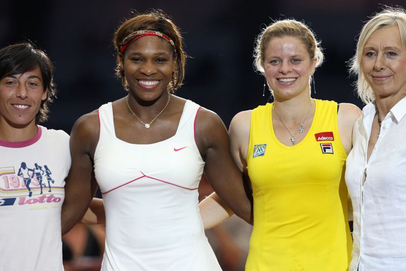 Schiavoenová, Williamsová, Clijstersová a