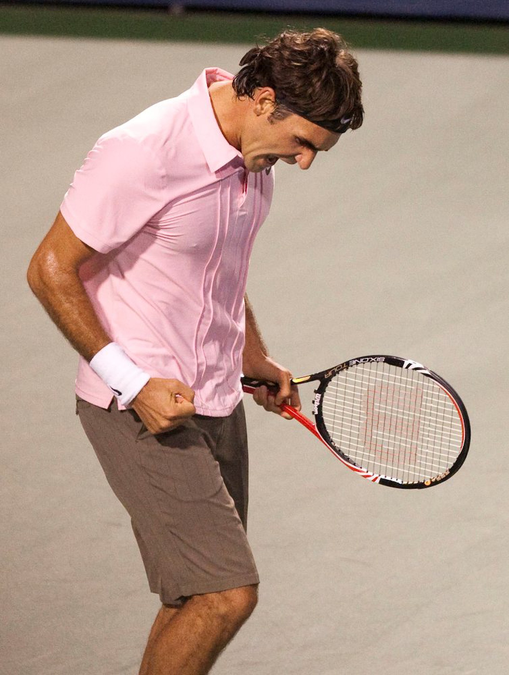 Roger Federer  postúpil