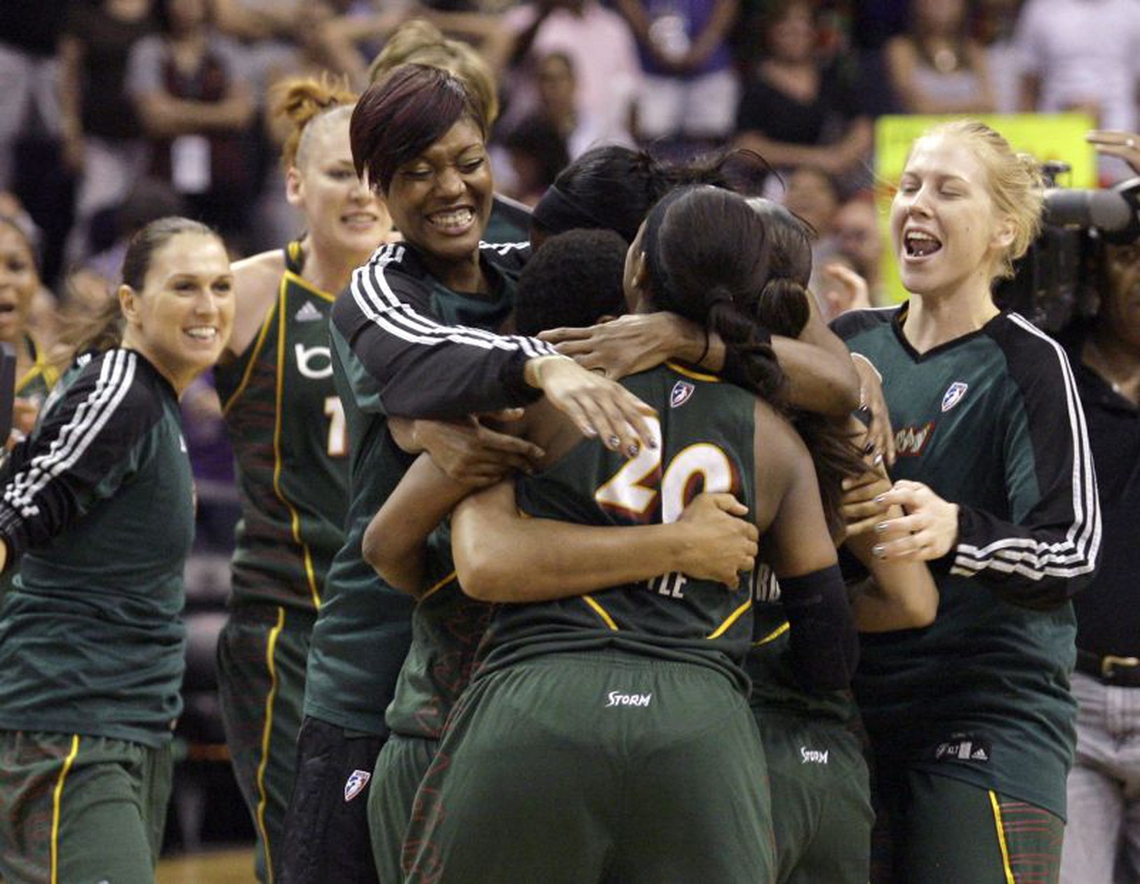Radosť baskebatlistiek Seattle Storm
