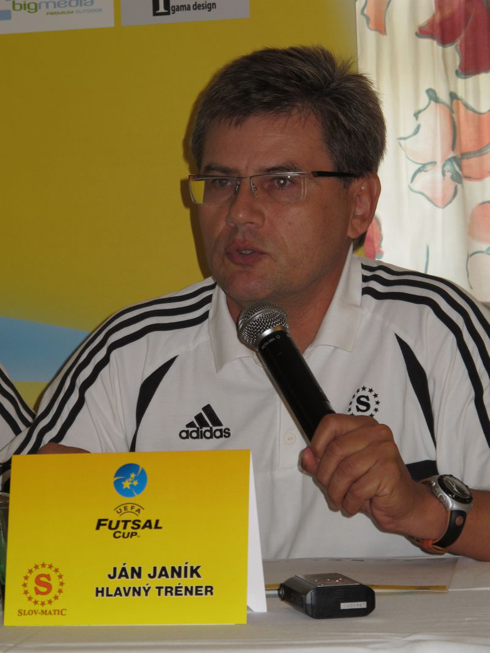 Tréner Slovmaticu Ján Janík