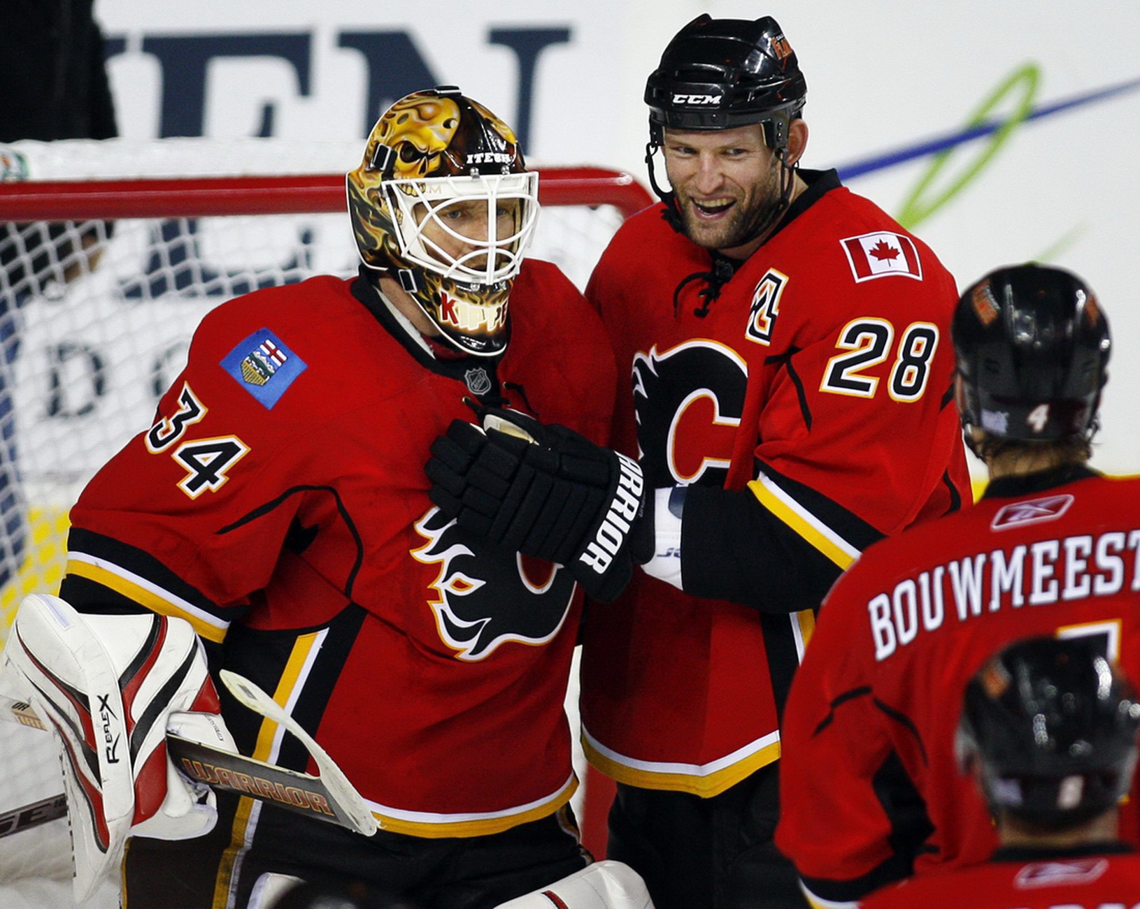 Miikka Kiprusoff sa teší,