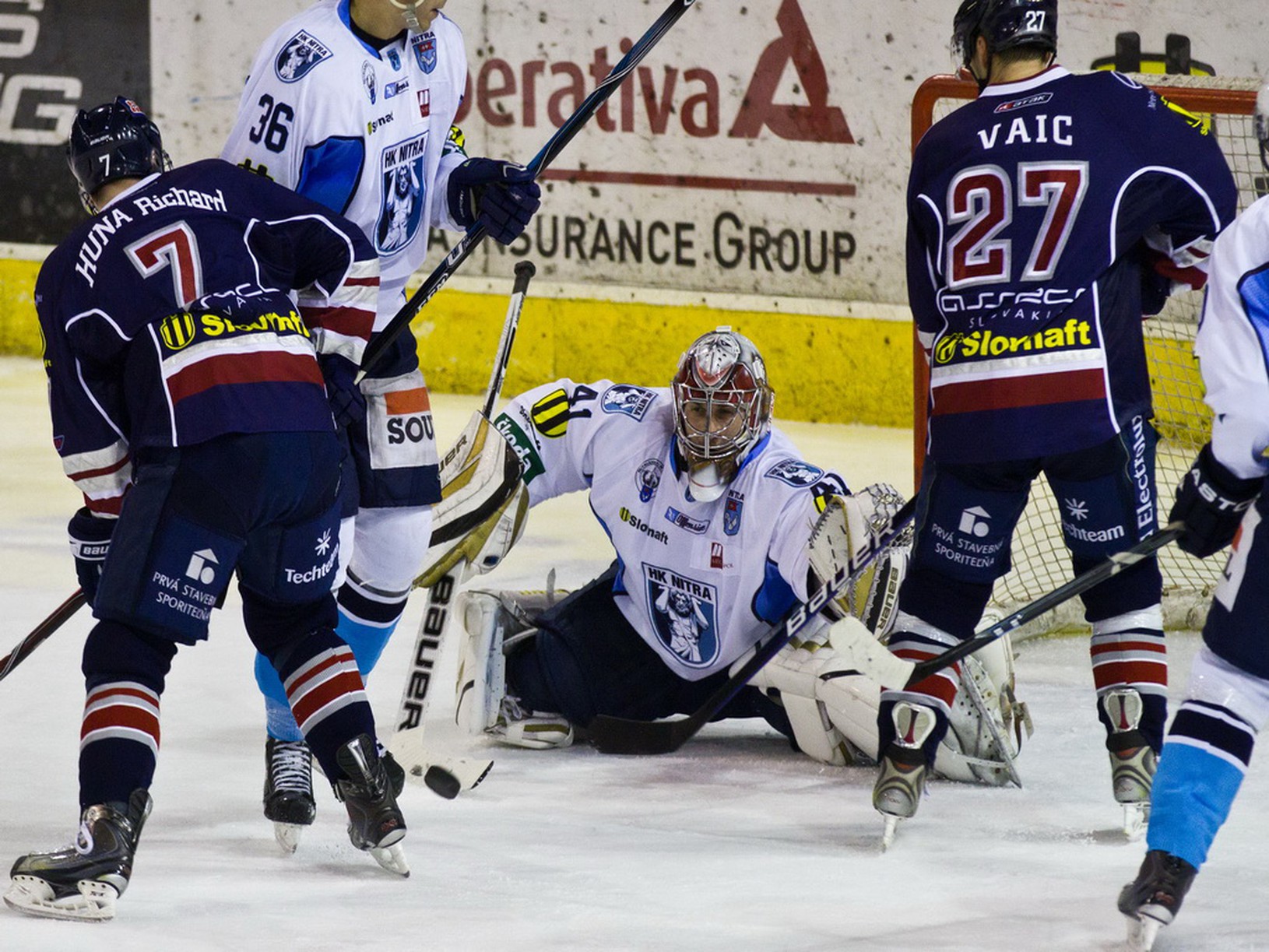 Ľubomír Vaic a brankár