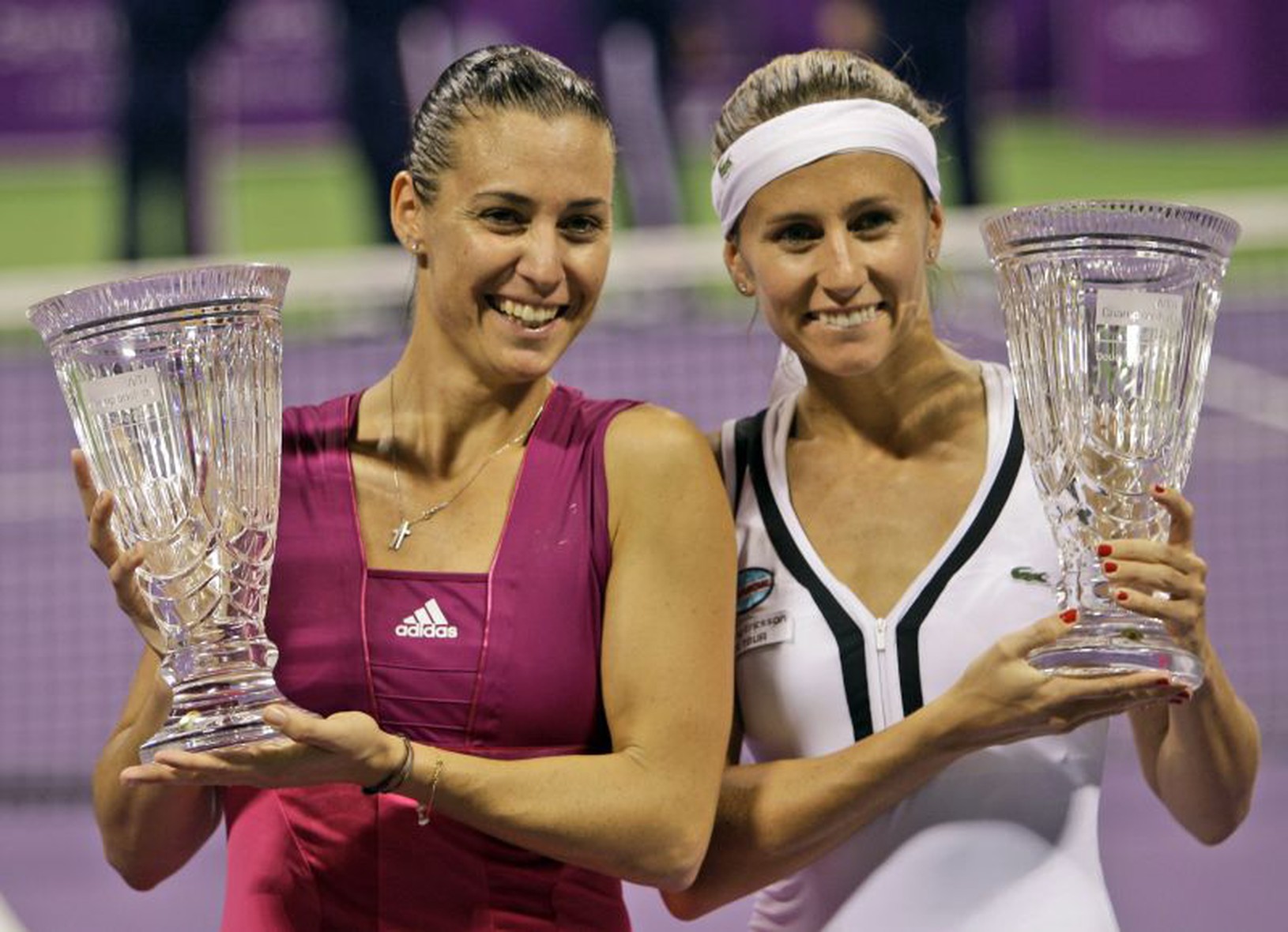 Flavia Pennettová a Gisela