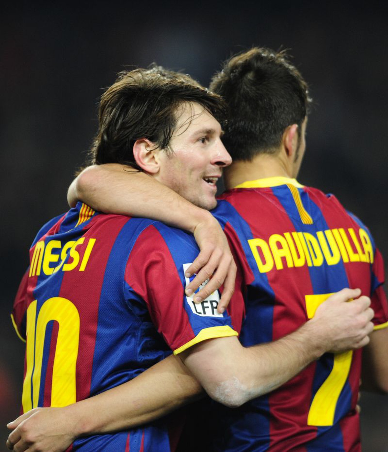 Lionel Messi a David