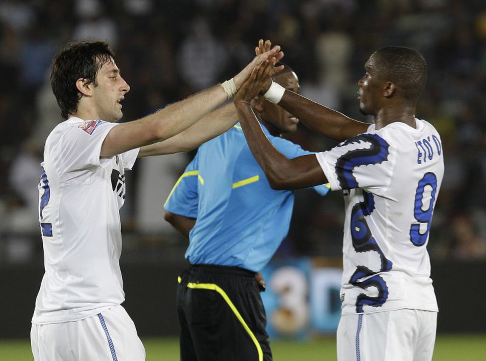 Diego Milito a Samuel