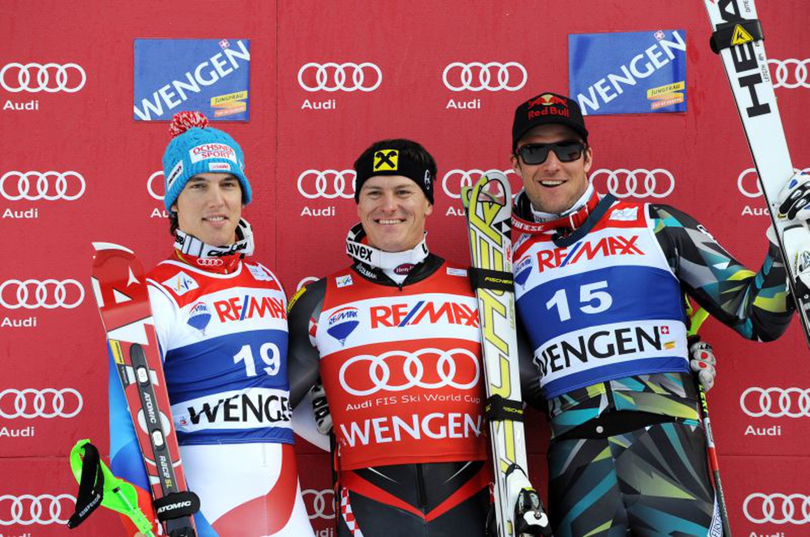 Janka, Kostelič a Svindal