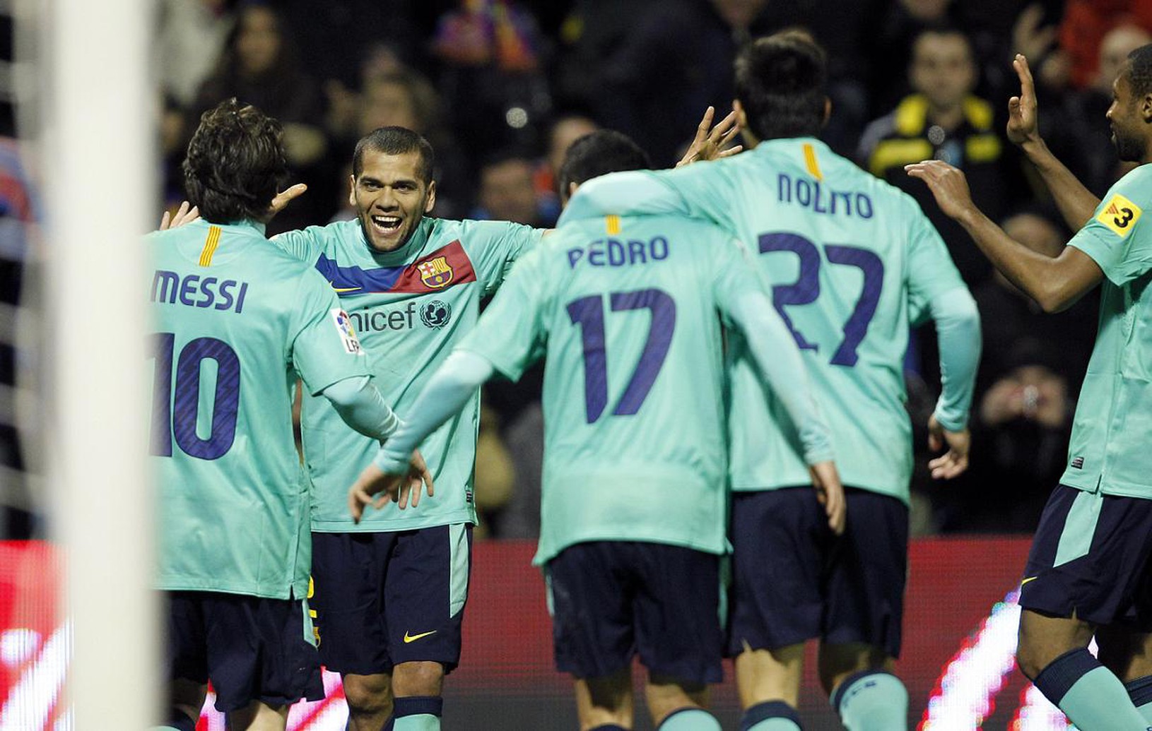 Hráči Barcelony po Messiho
