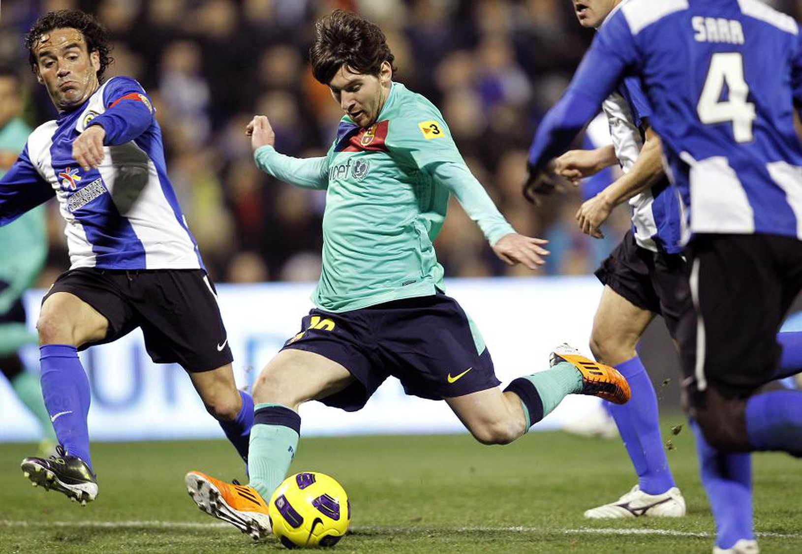 Lionel Messi v akcii