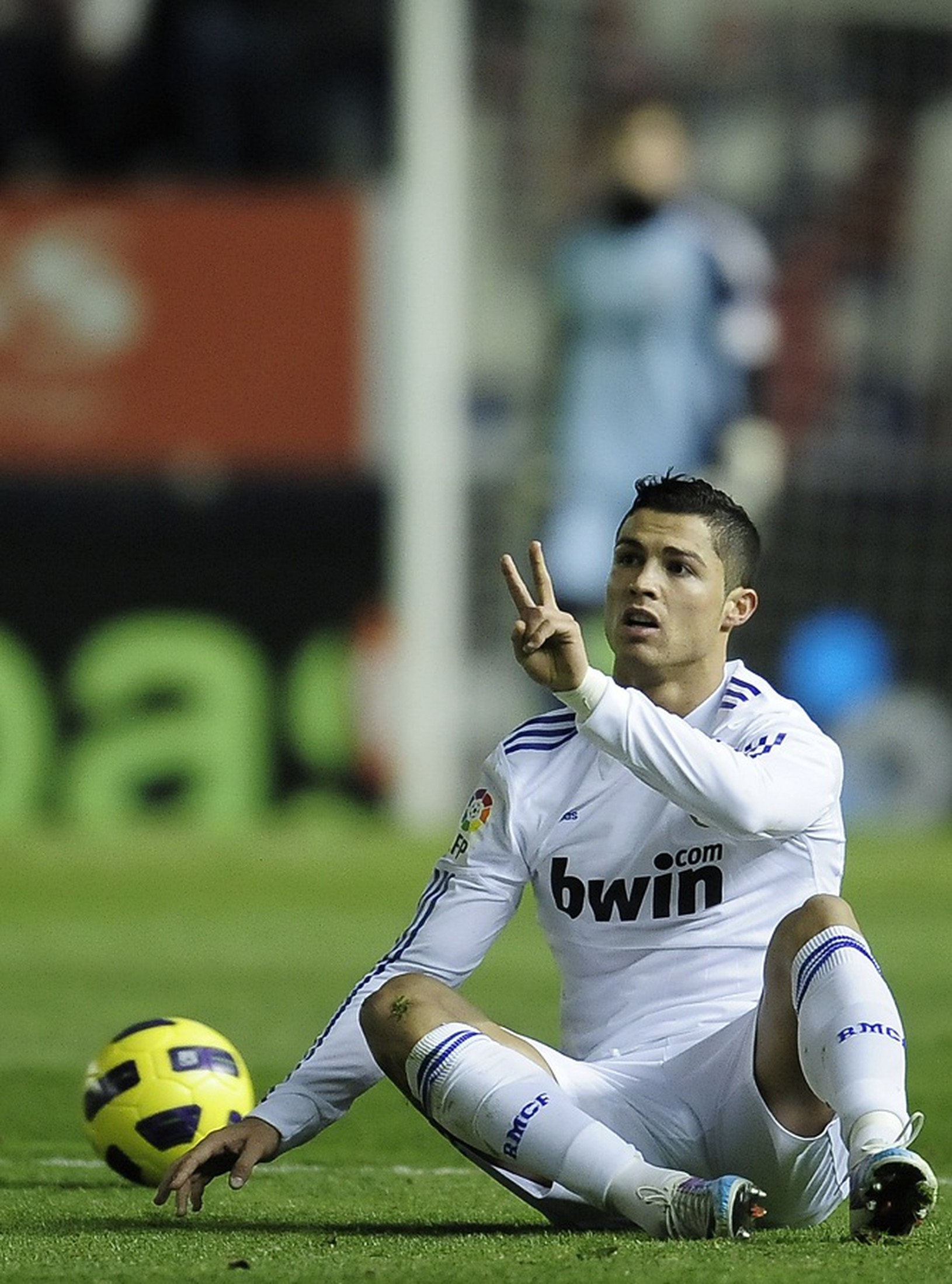 Smutný Cristiano Ronaldo