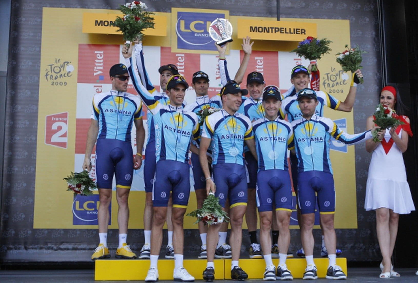 Astana, TdF, víťazi, Montpellier,