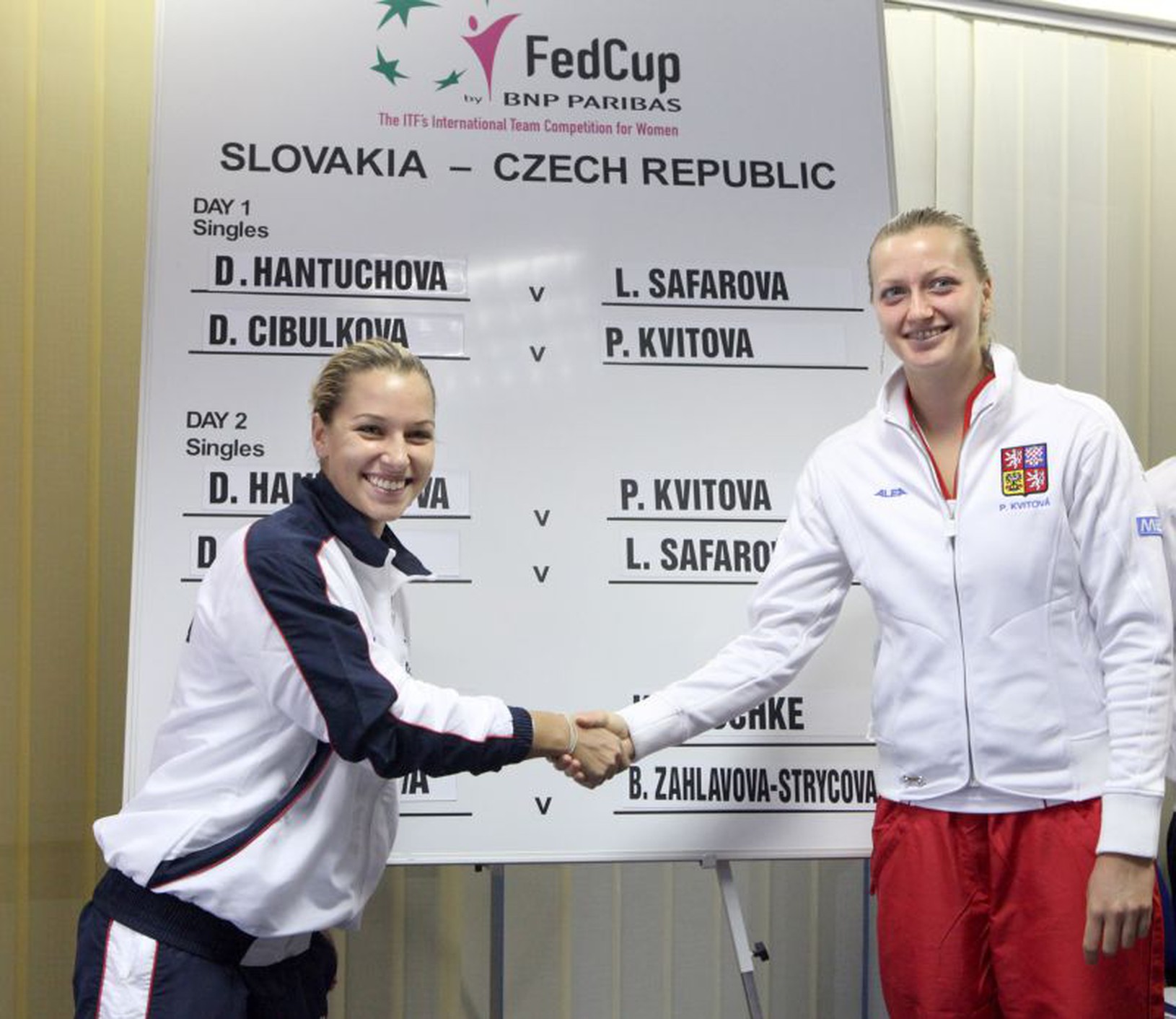 Dominika Cibulková a Petra
