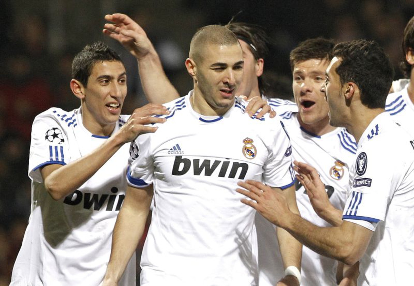 Karim Benzema si oslavu