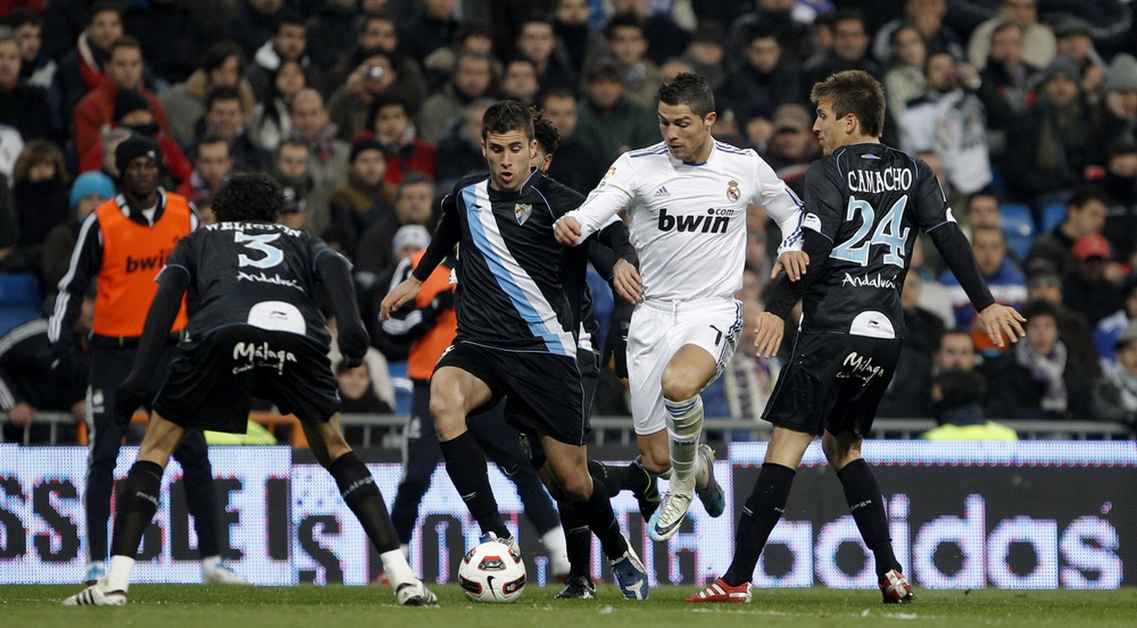 Cristiano Ronaldo medzi Manu