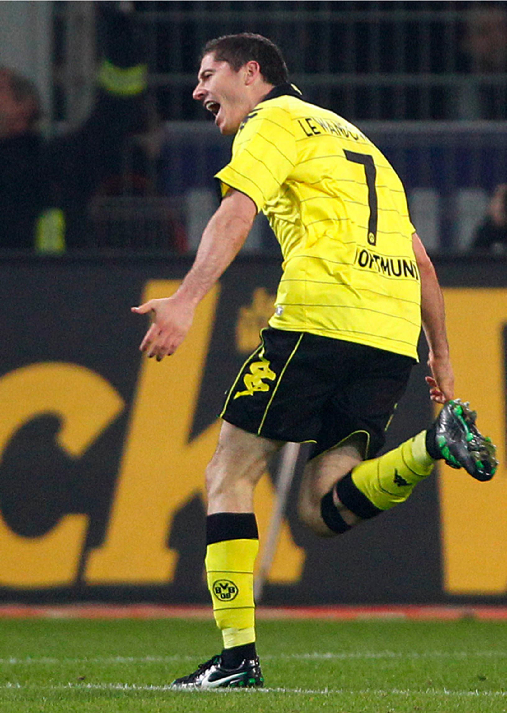 Robert Lewandowski sa teší