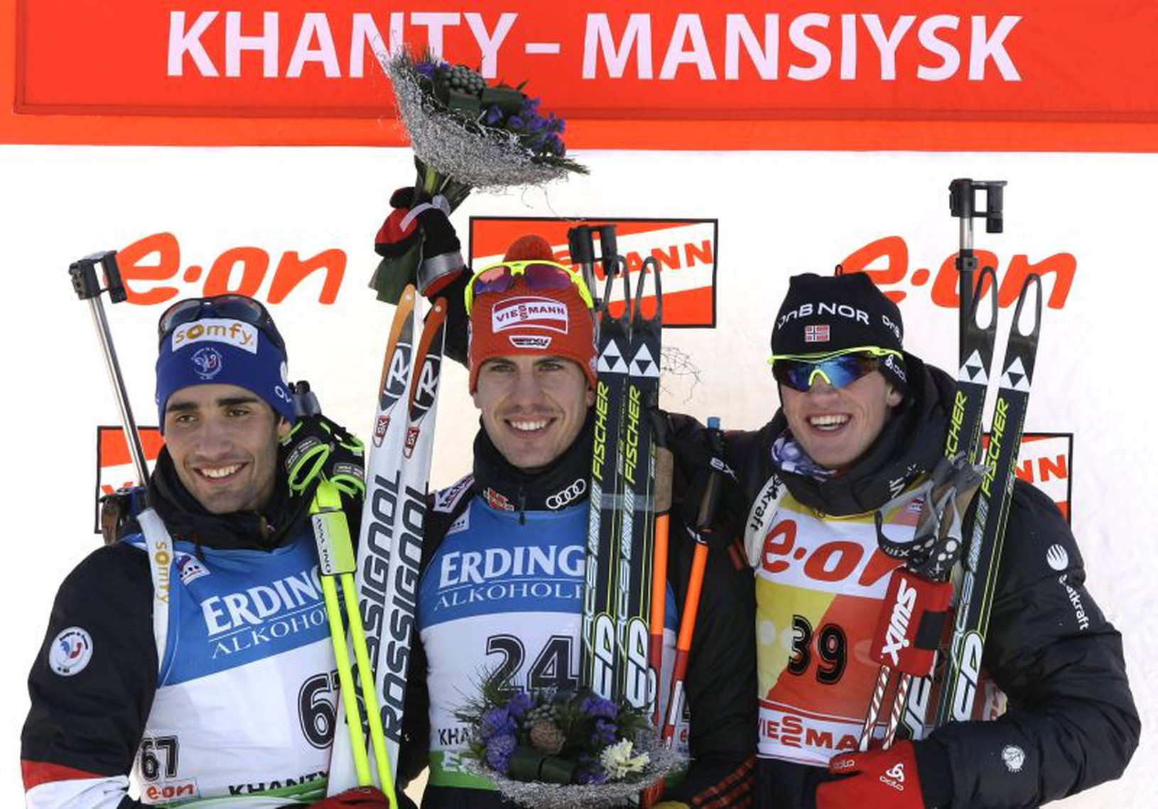 Fourcade, Peiffer a Bö