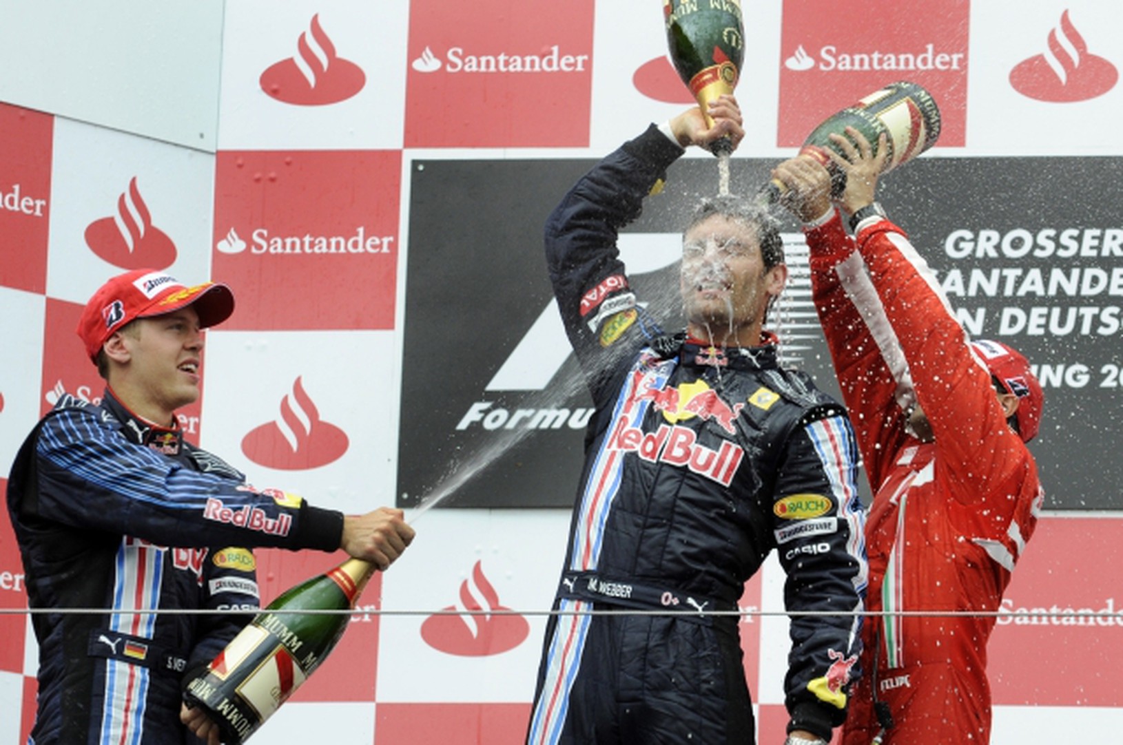Sebastian Vettel, Mark Webber