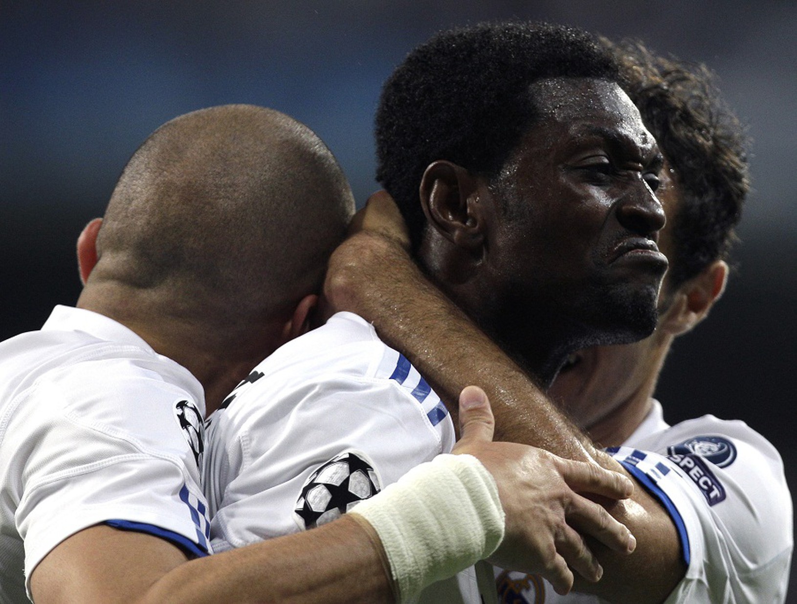 Emmanuel Adebayor so spoluhráčmi