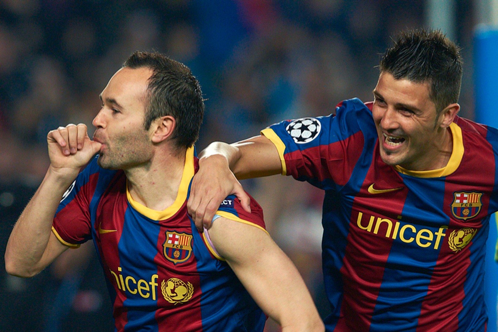 Andres Iniesta a David