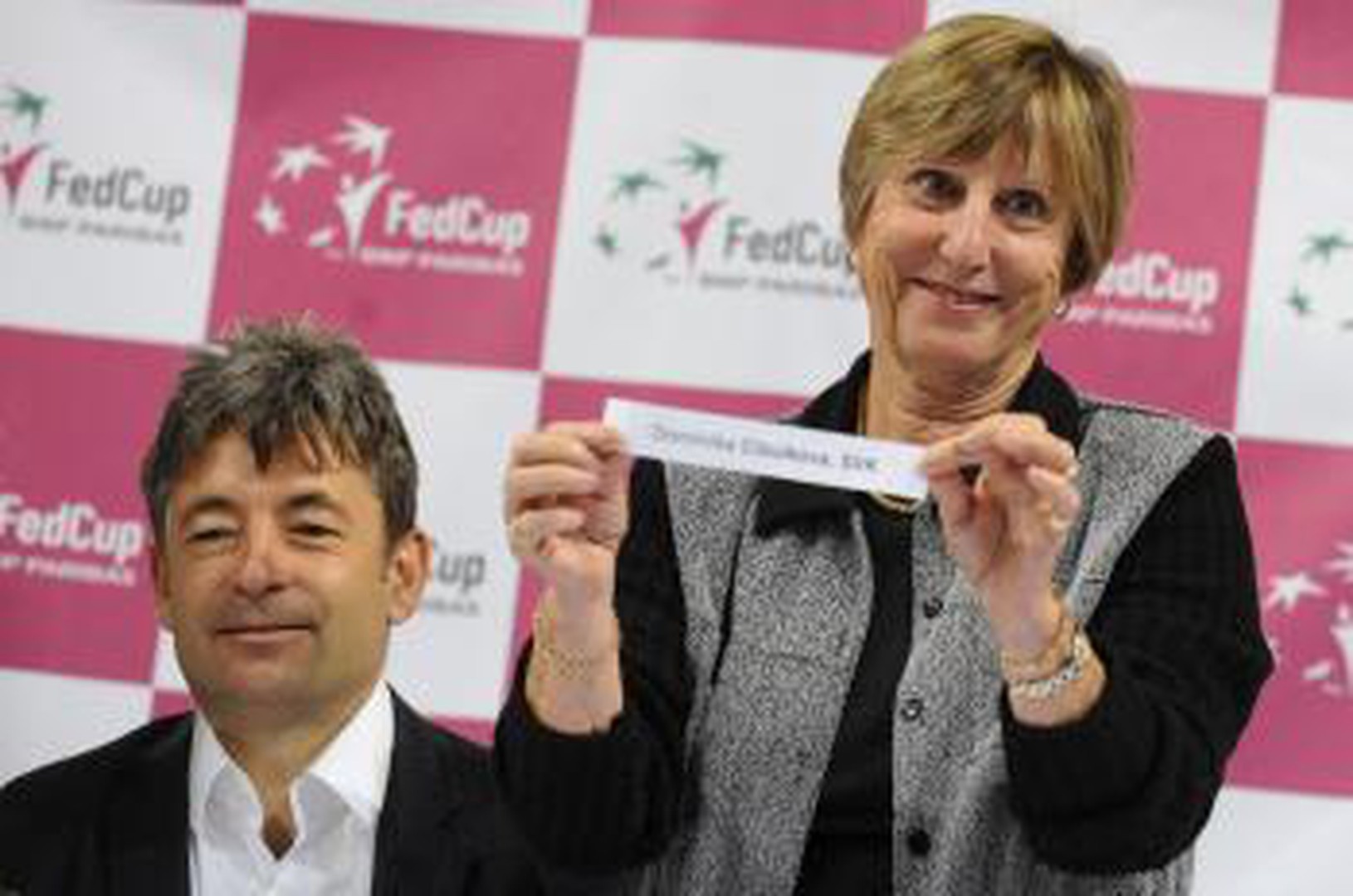 Francoise Durrová pri žrebe