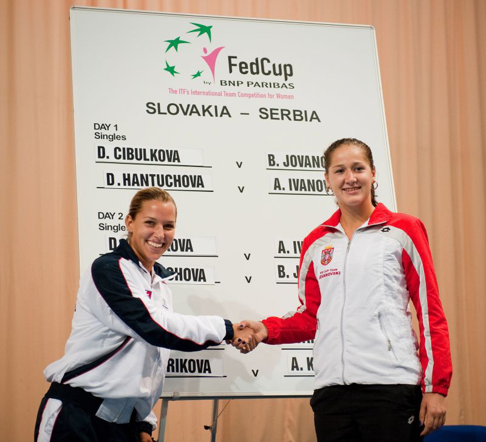Dominika Cibulková a Bojana