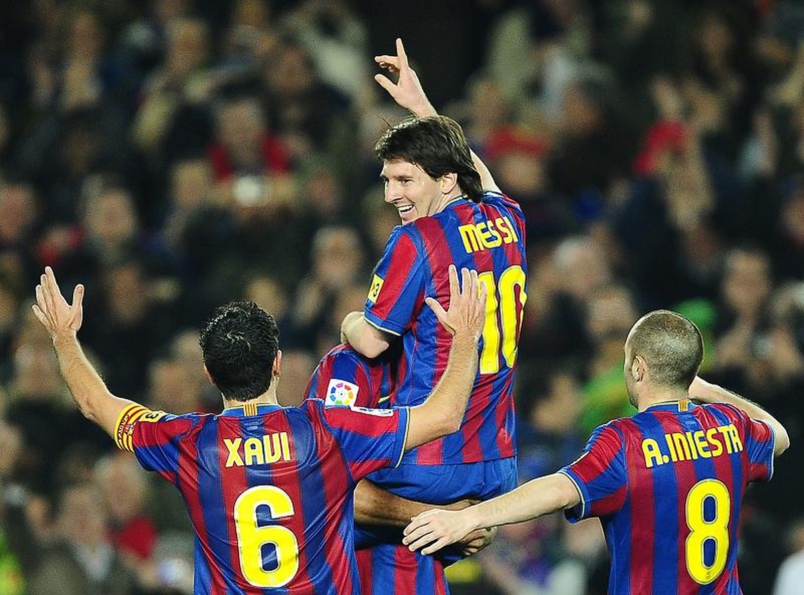 Messi so spoluhráčmi, 14.3.2010
