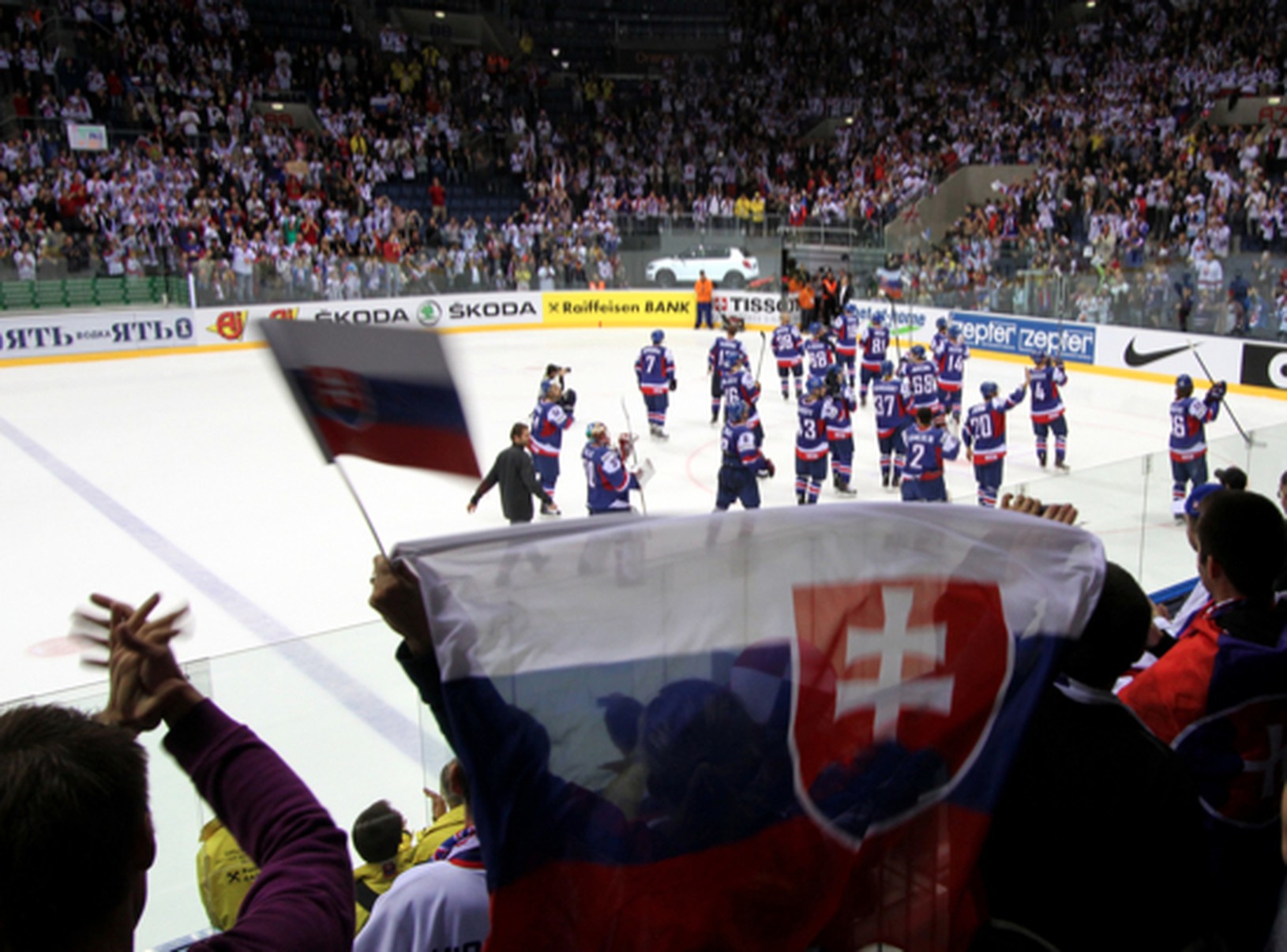 Hráči Slovenska sa lúčia