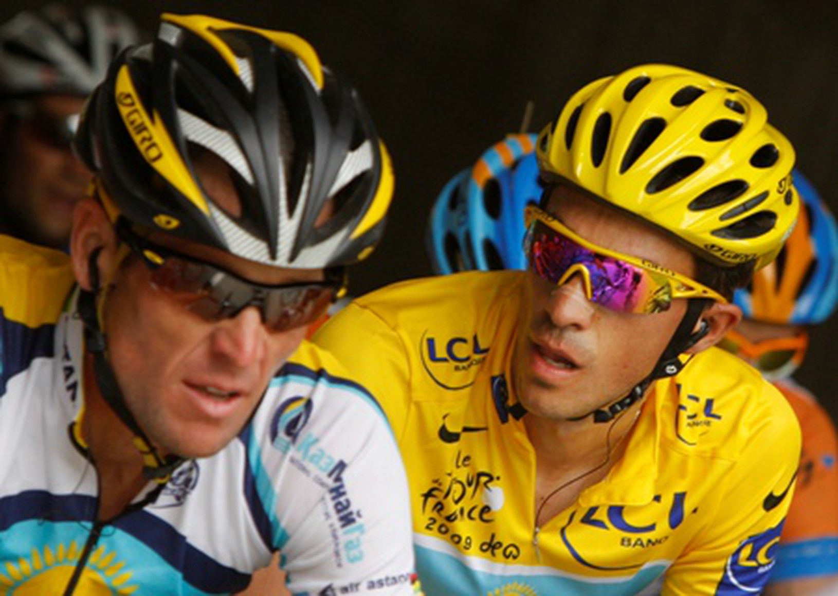 Lance Armstrong, Alberto Contador,