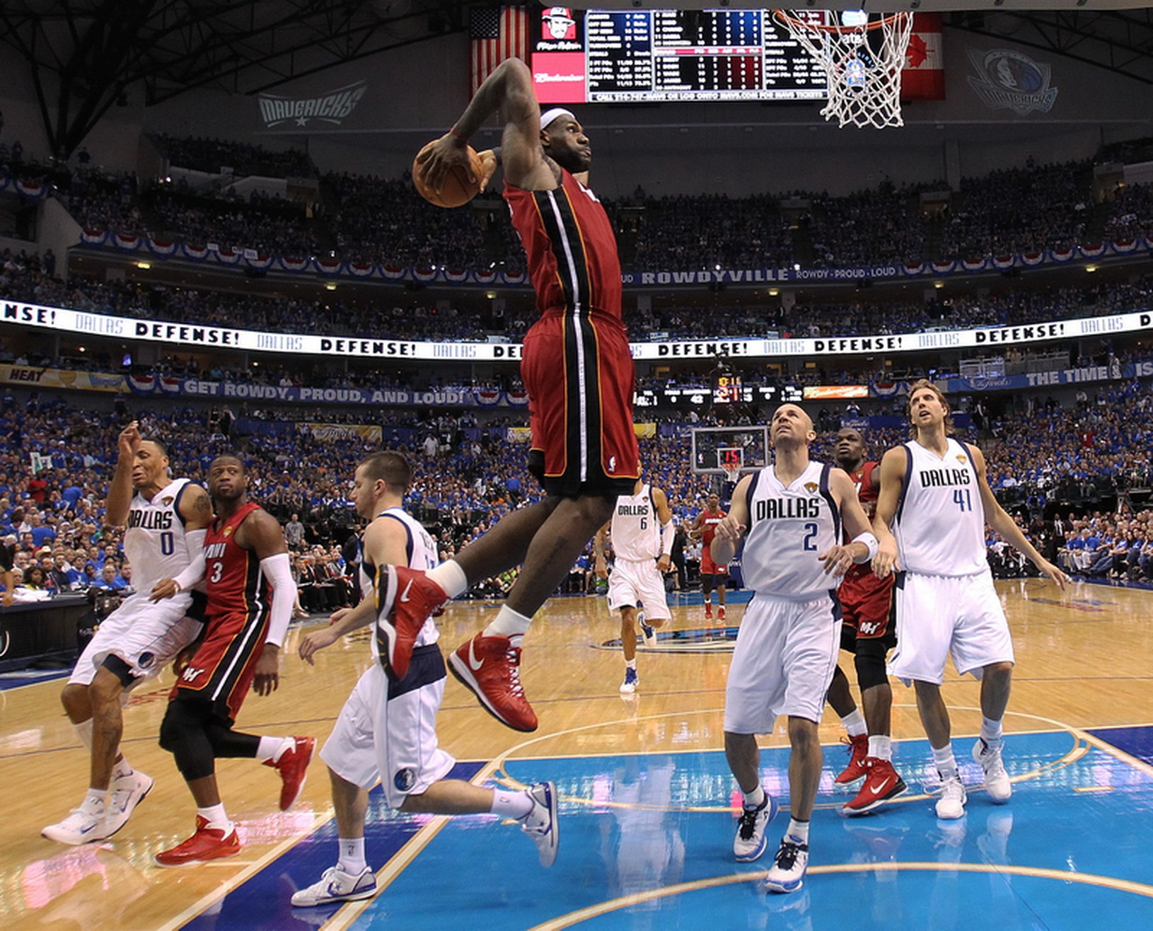 LeBron James v akcii