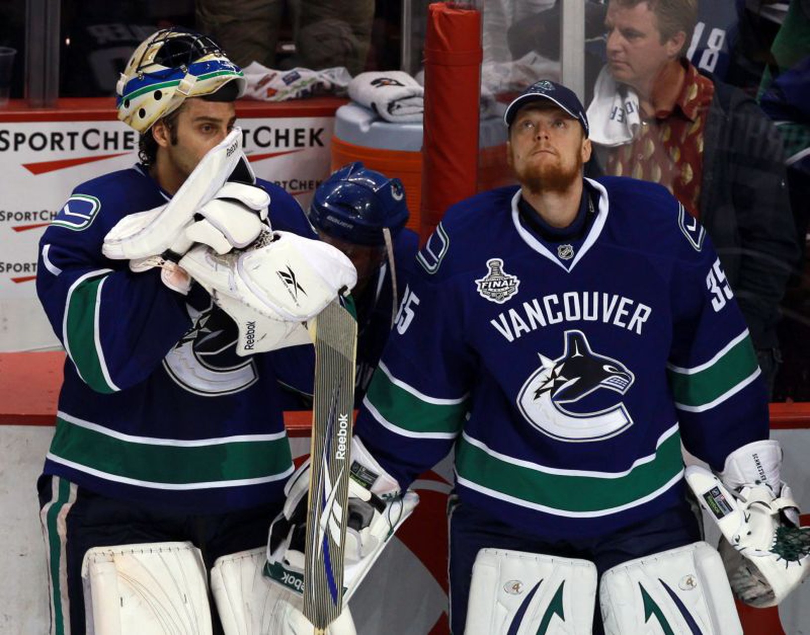 Smutní Roberto Luongo a