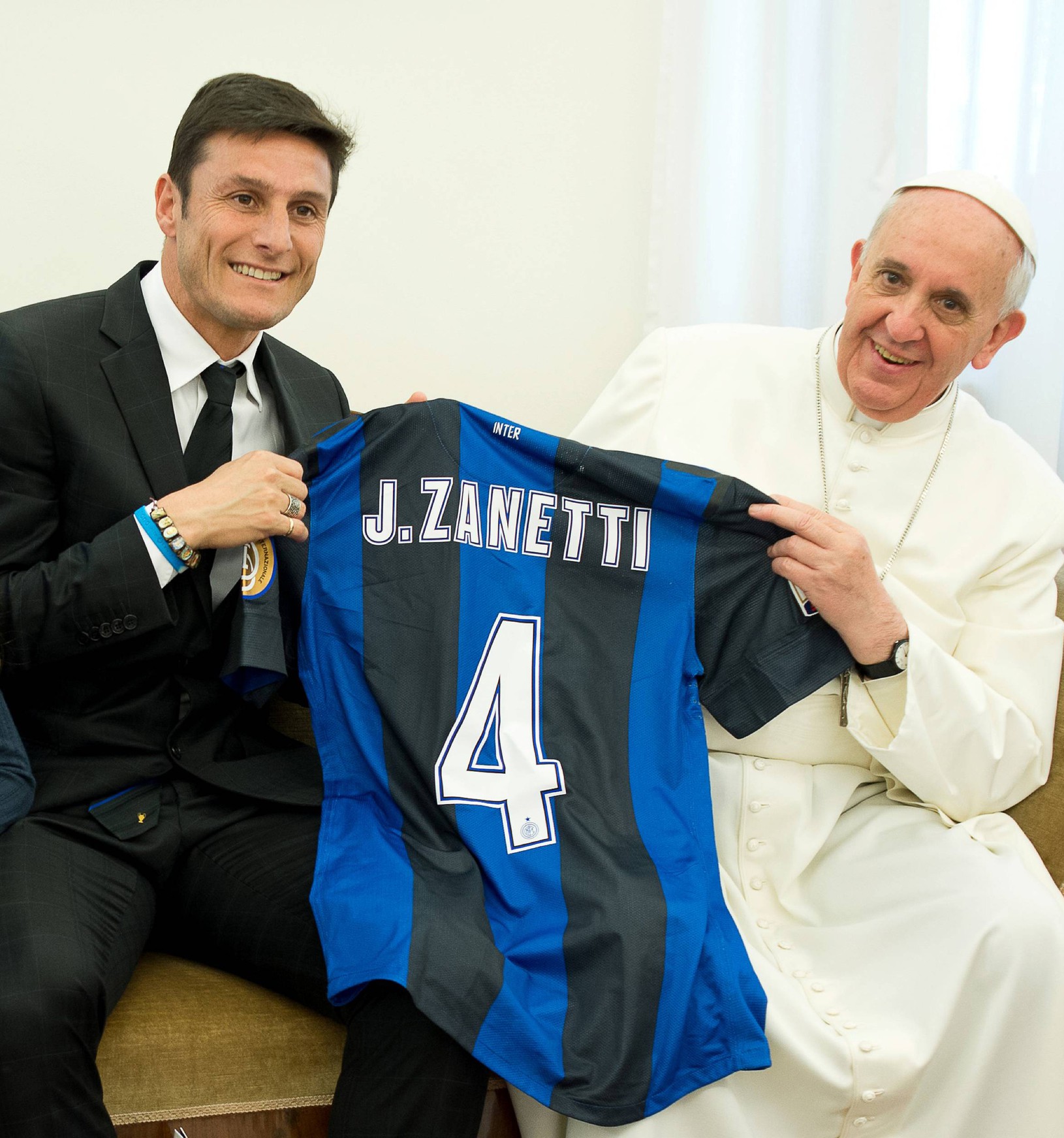 Javier Zanetti a pápež