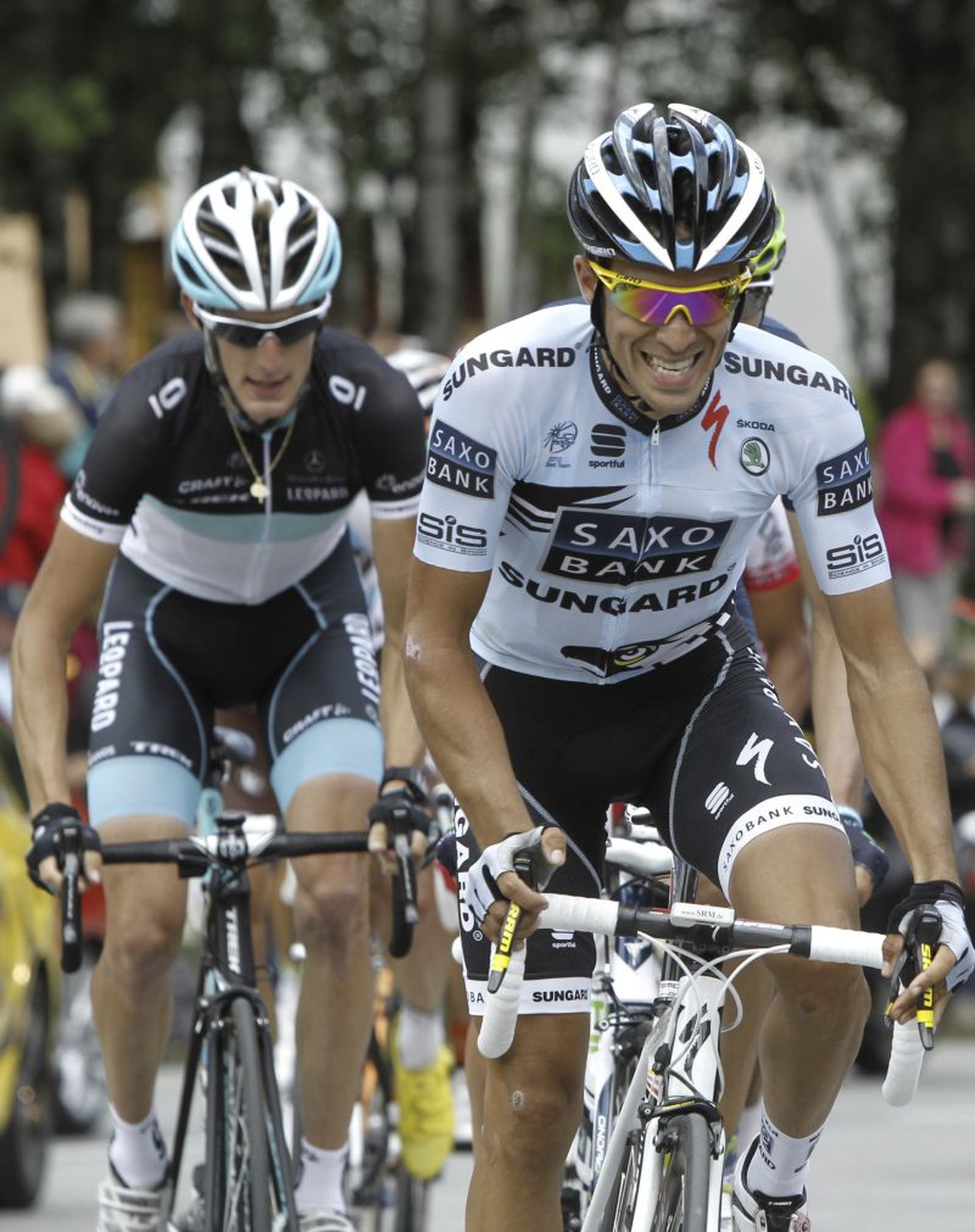 Andy Schleck a Alberto