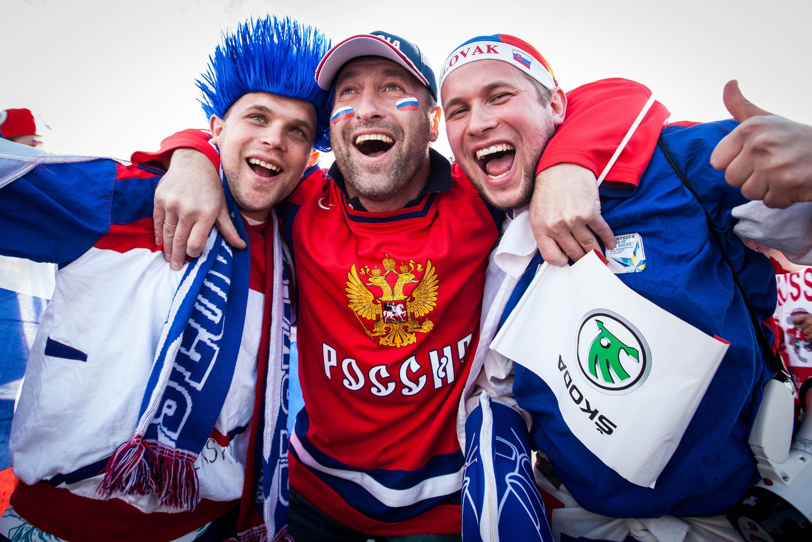 Fanúšikovia pred zápasom Slovensko