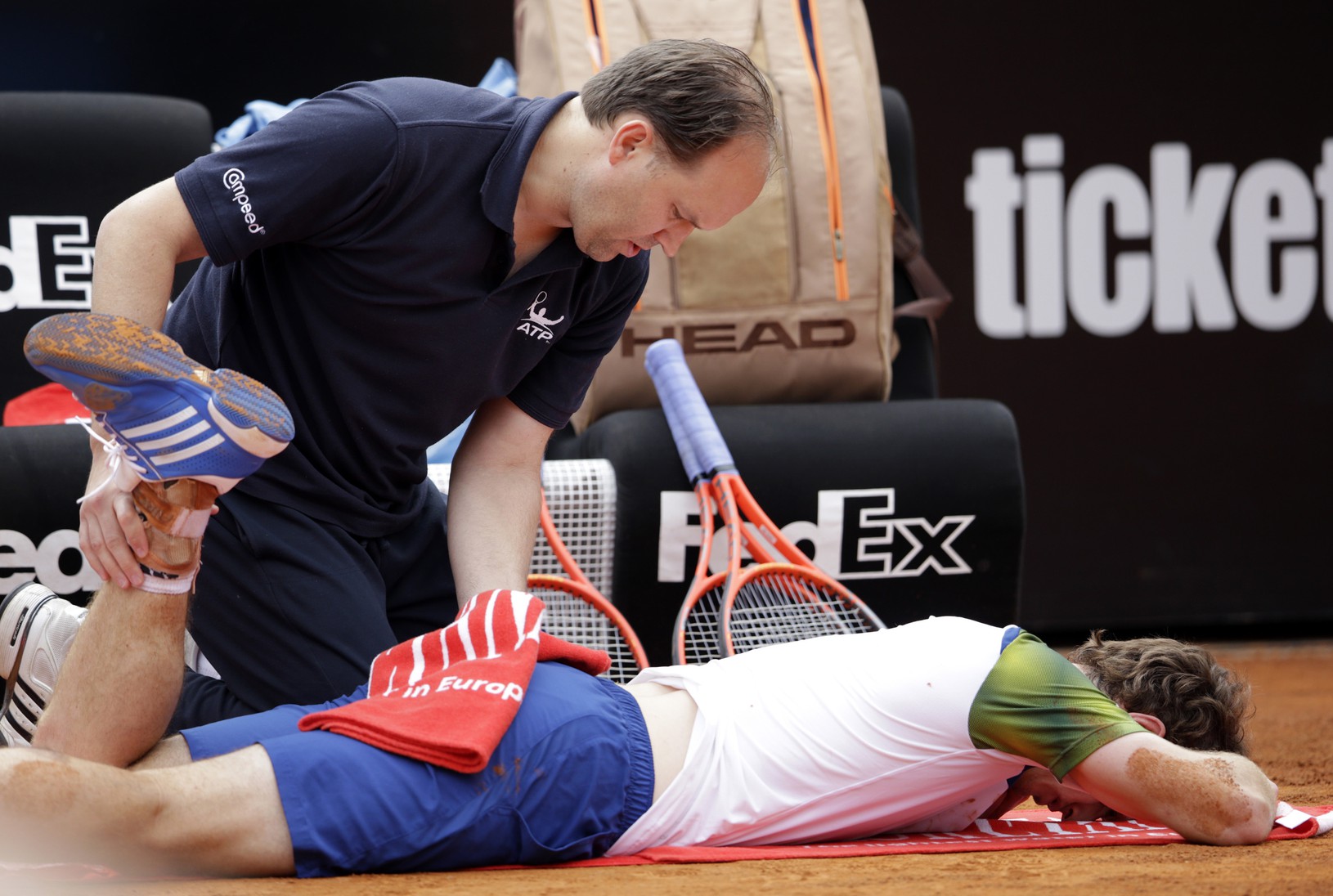 Ošetrovaný Andy Murray