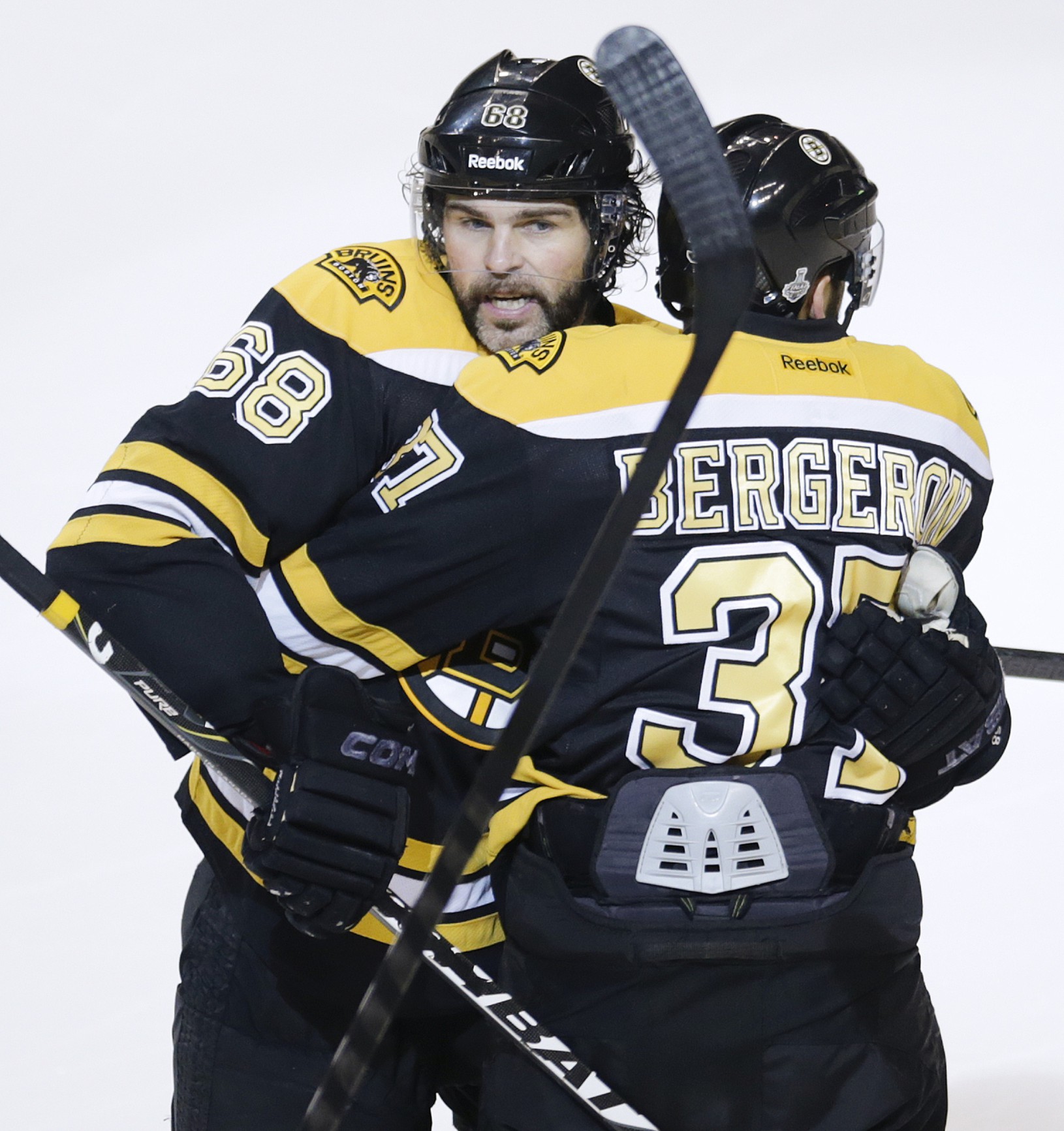 Jágr v drese Bostonu