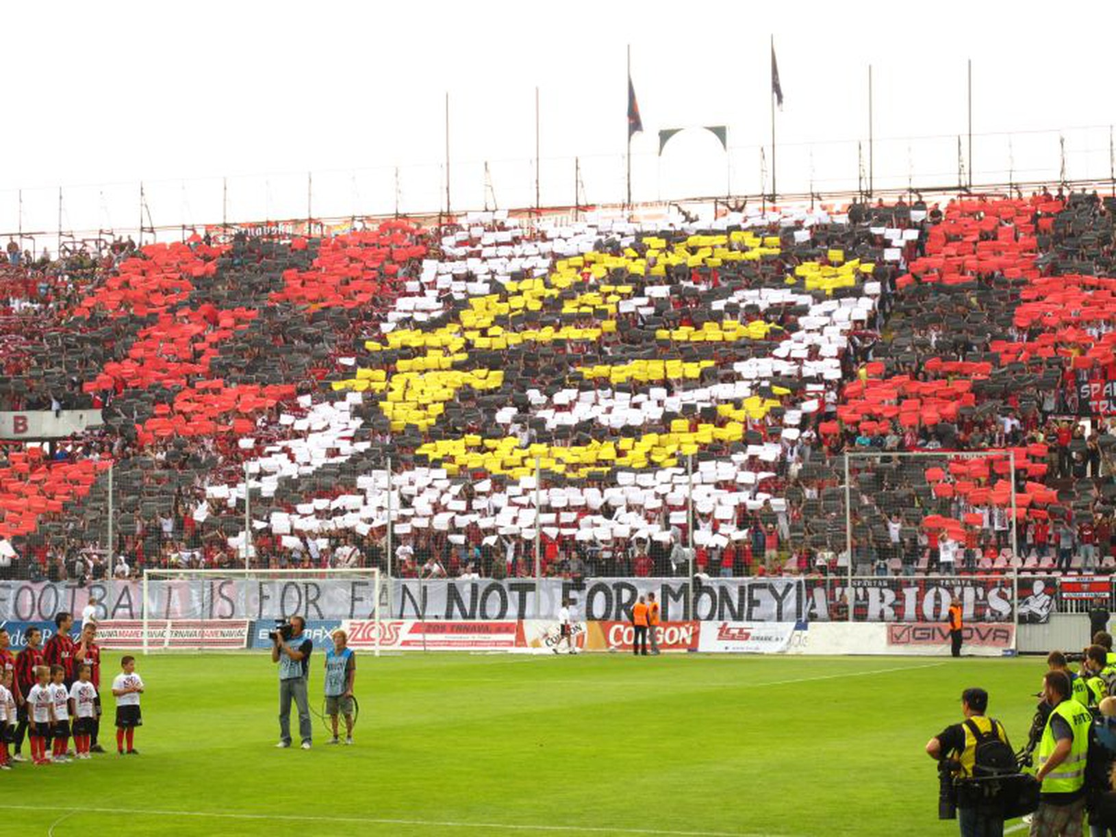Choreo trnavských fanúšikov