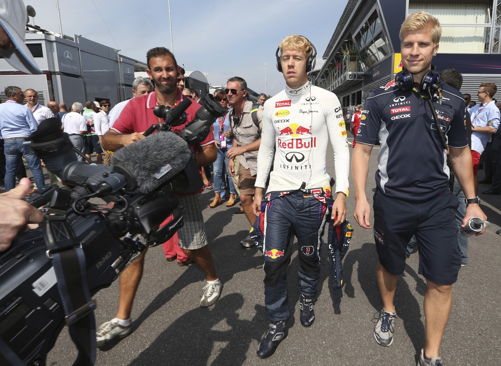 Sebastian Vettel pred začiatkom