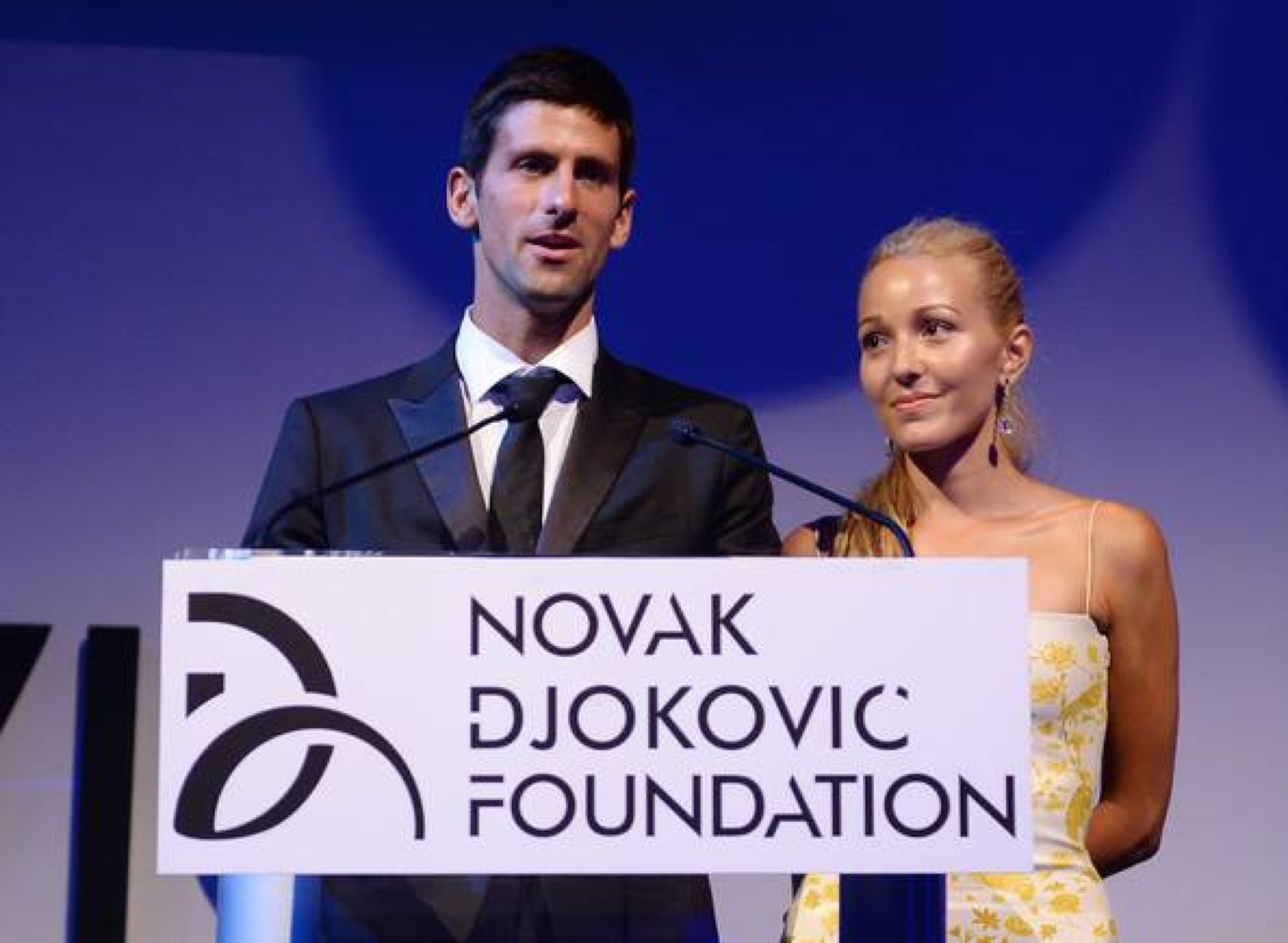 Novak Djokovič a Jelena