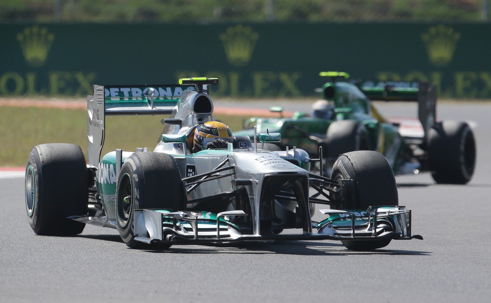 Lewis Hamilton počas prvého