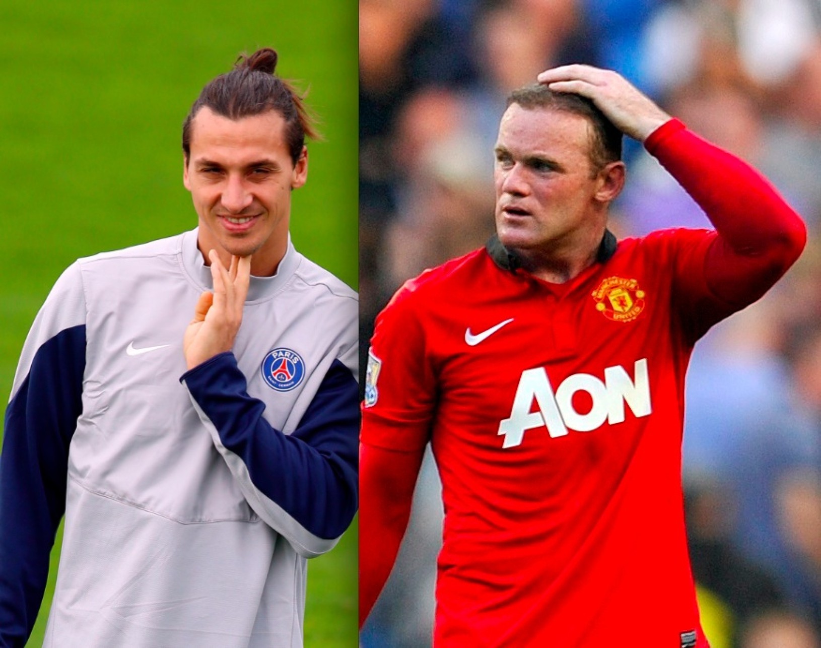Ibrahimovič a Rooney