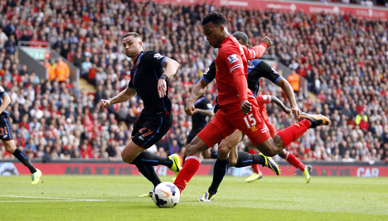 Daniel Sturridge dáva gól
