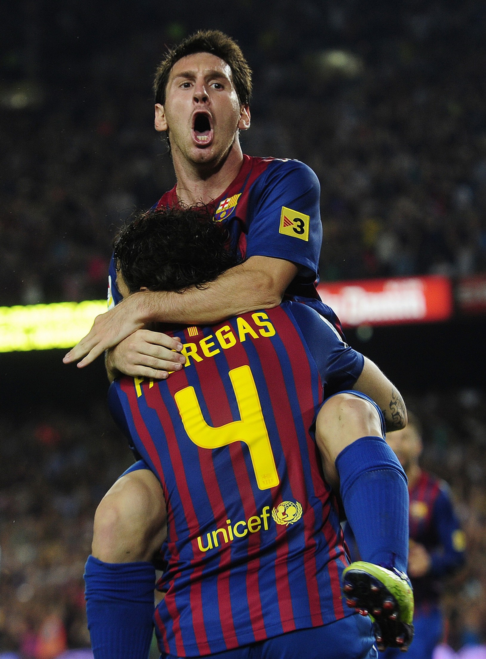 Lionel Messi a Cesc