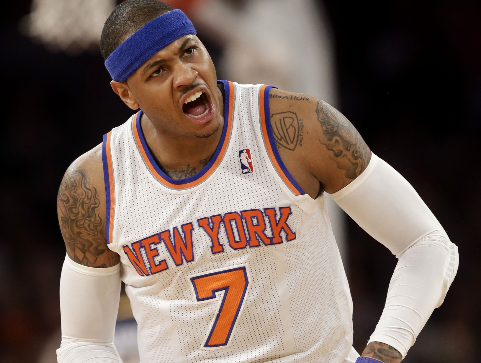 Hviezda NY Knicks Carmelo