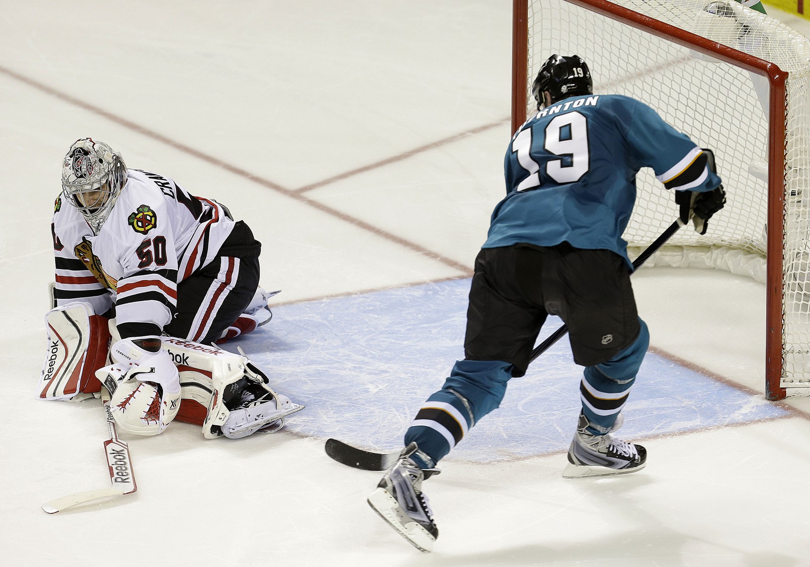 Joe Thornton premieňa nájazd
